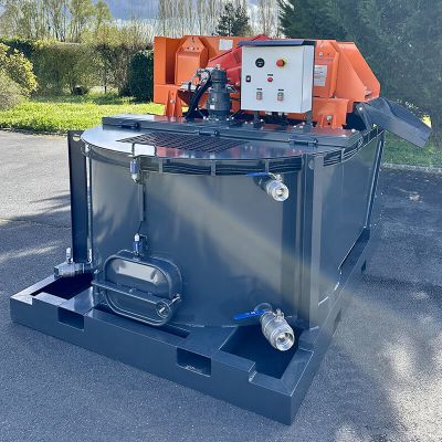 Bac de reprises thermique ou électrique pour foreuse