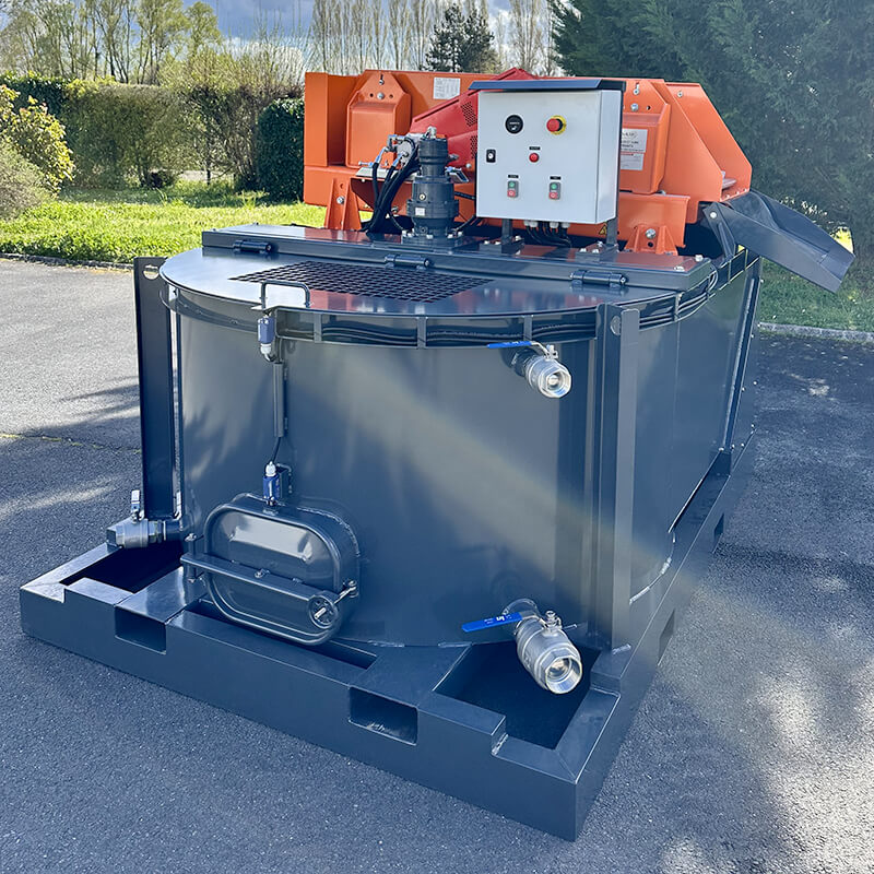 Bac de reprises pour foreuse, thermique ou électrique