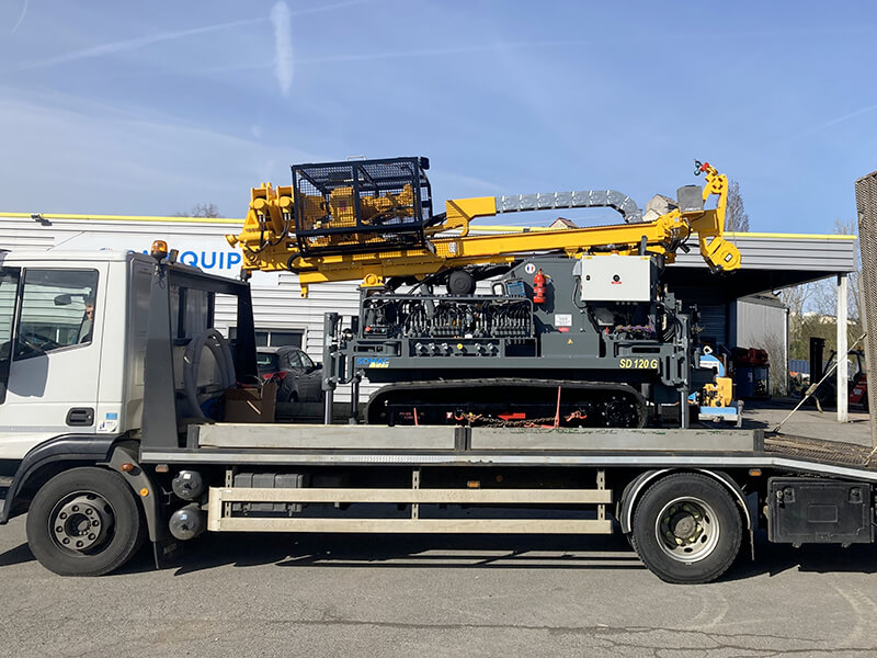 Foreuse géotechnique - SD120G lourde pour sondages profonds et terrains très durs vue3